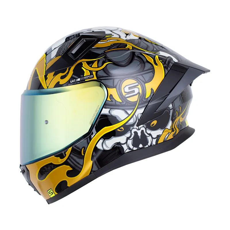 CASCO INTEGRAL SHAFT 558SP RAWW NEGRO DORADO MATE (S)