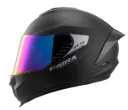 CASCO INTEGRAL FIBRA BYTE STREAM NEGRO MATE VISOR TITANIUM MULTICOLOR