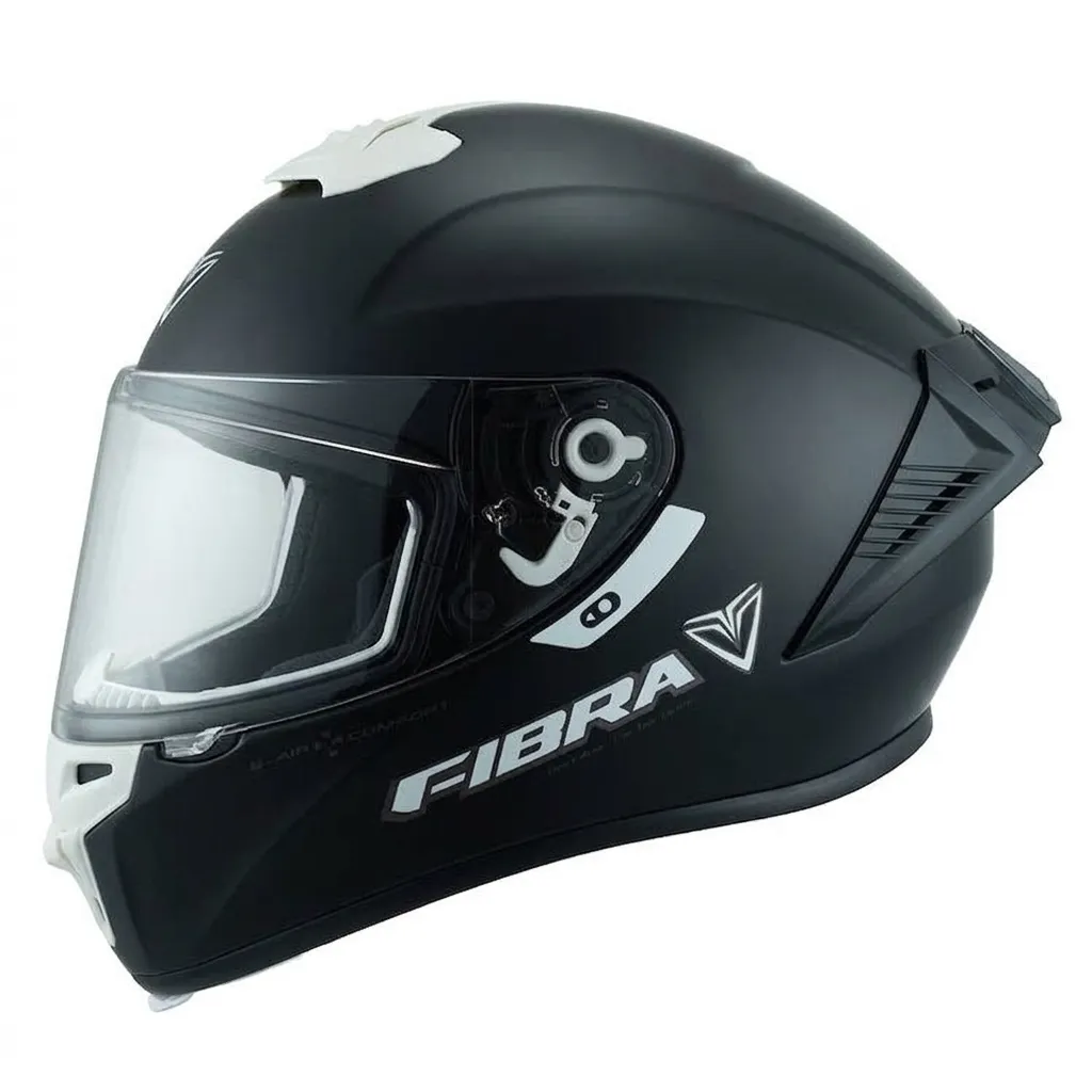 [150364A663V2S] CASCO INTEGRAL FIBRA GIGA 2 STREAM CHROMA NEGRO BLANCO MATE (S)
