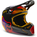 CASCO CROSS FOX V1 TOXSYK NEGRO AMARILLO BRILLO