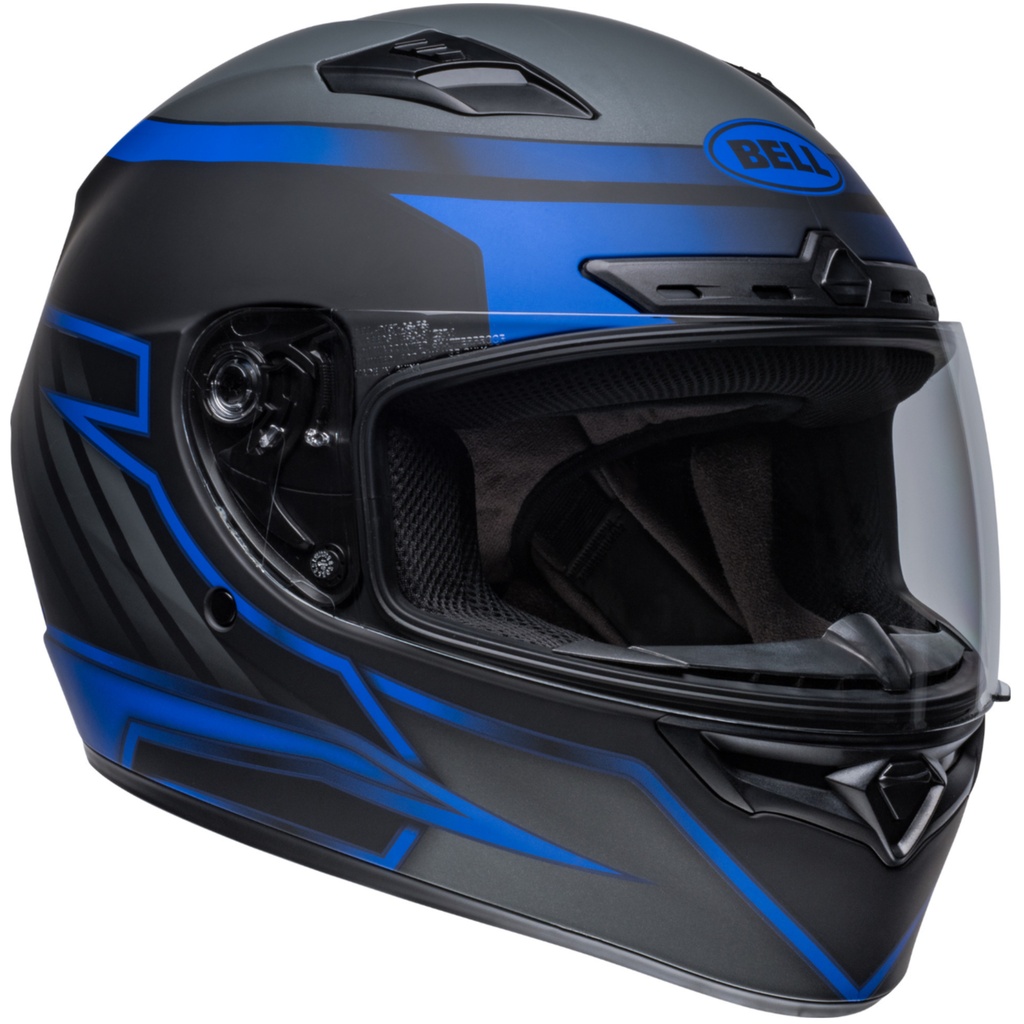 CASCO INTEGRAL BELL QUALIFIER DLX MIPS RSR NEGRO AZUL MATE