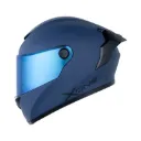 CASCO INTEGRAL X-ONE 500 RS SOLID V2 AZUL OSCURO NEGRO MATE