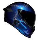 CASCO INTEGRAL ATLAS RUROC CARBON MORADO BRILLO