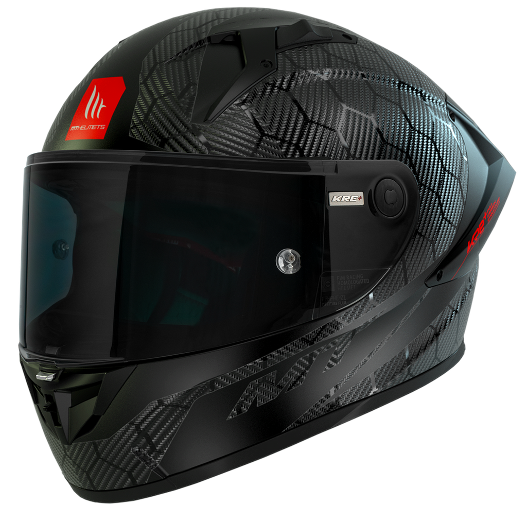 CASCO INTEGRAL MT KRE CARBON A11 NEGRO BRILLO