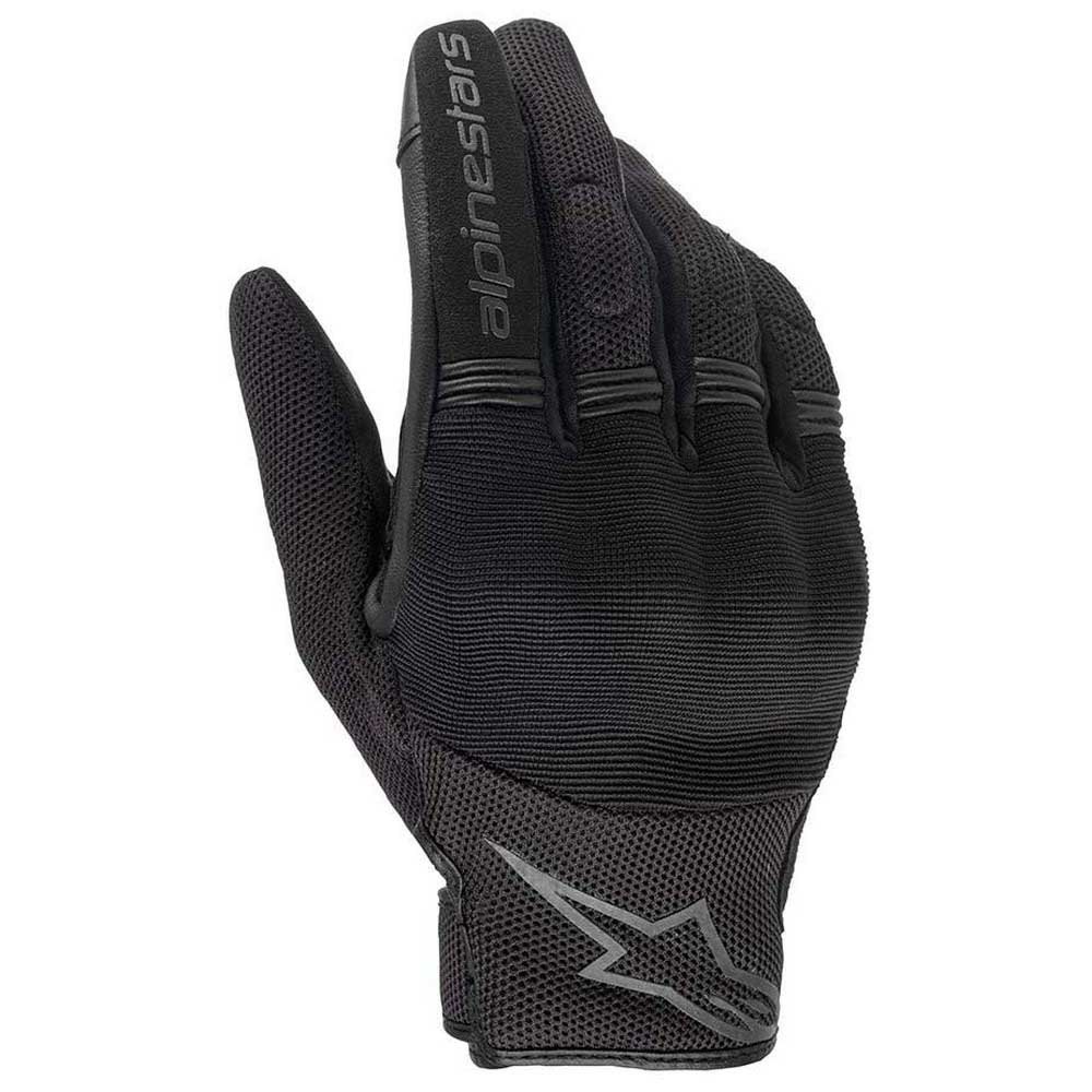GUANTE CON PROTECCION ALPINESTARS SMAX DRYSTAR NEGRO GRIS (S)