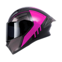 CASCO INTEGRAL ICH 503 DUKO NEGRO FUCSIA VISOR NEGRO