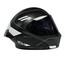 CASCO ABATIBLE ICH 3120 DOBLE VISOR ZAYKO NEGRO BLANCO MATE VISOR NEGRO