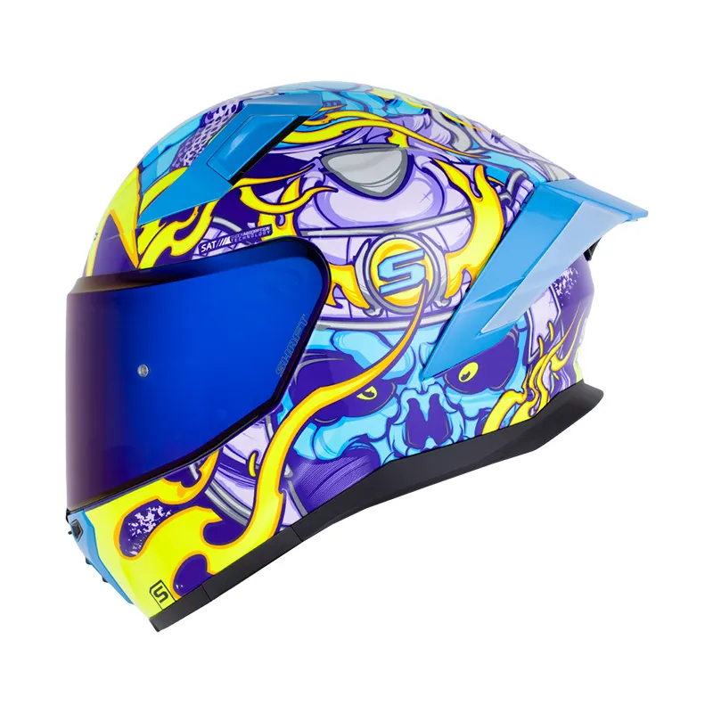 CASCO INTEGRAL SHAFT 558SP RAWW MORADO AMARILLO MATE (S)