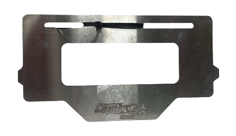 PORTA PLACA METALICO COMBAT 125