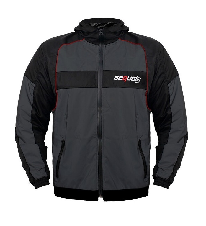 CHAQUETA SIN PROTECCION CORTAVIENTO SEQUOIA NEGRO CABALLERO (L)