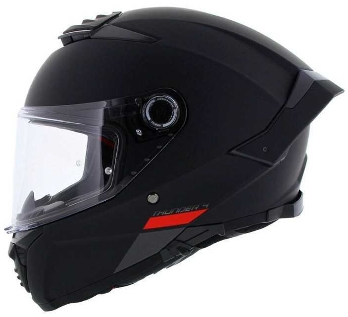 CASCO INTEGRAL MT FF118 THUNDER 4 DOBLE VISOR SOLID A1 NEGRO MATE