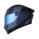 CASCO INTEGRAL X-ONE 500 RS BLADEZ AZUL OSCURO GRIS OSCURO MATE