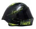 CASCO INTEGRAL ICH 503 FINYKIT NEGRO AMARILLO GRIS MATE VISOR NEGRO