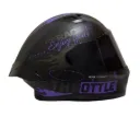CASCO INTEGRAL ICH 503 FINYKIT NEGRO MORADO GRIS MATE VISOR NEGRO