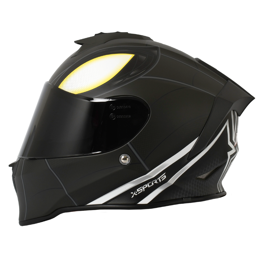 [7700149124409] CASCO INTEGRAL XSPORTS V151 SPIDERMAN NEGRO MATE (S)