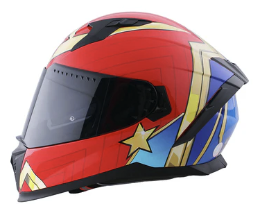 [DC-W1.28.S] CASCO INTEGRAL EDGE DC EXTREME MUJER MARAVILLA BRILLO (S)