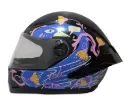 CASCO INTEGRAL ICH 501SP CALMNESS NEGRO AZUL ROSADO MATE VISOR TRANSPARENTE