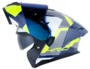 CASCO ABATIBLE HRO 3480 DOBLE VISOR PRIVILEX GRIS AMARILLO BRILLO