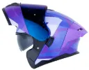 CASCO ABATIBLE HRO 3480 DOBLE VISOR PRIVILEX AZUL MORADO BRILLO
