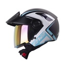 CASCO ABIERTO SHAFT 212 SPIFIX CAMALEON BLANCO BRILLO