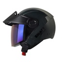 CASCO ABIERTO SHAFT 212 SOLID VERDE OSCURO NEGRO BRILLO