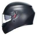 CASCO INTEGRAL AGV K3 DOBLE VISOR MONO SOLID NEGRO MATE E2206-INCLUYE PINLOCK