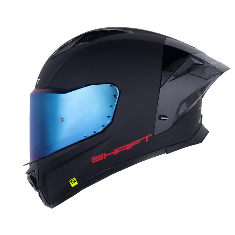 CASCO INTEGRAL SHAFT 596SP SOLID NEGRO ROJO MATE
