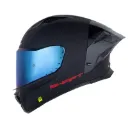 CASCO INTEGRAL SHAFT 596SP SOLID NEGRO ROJO MATE