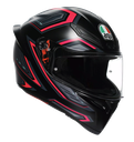 CASCO INTEGRAL AGV K1S SLING NEGRO ROSADO MATE