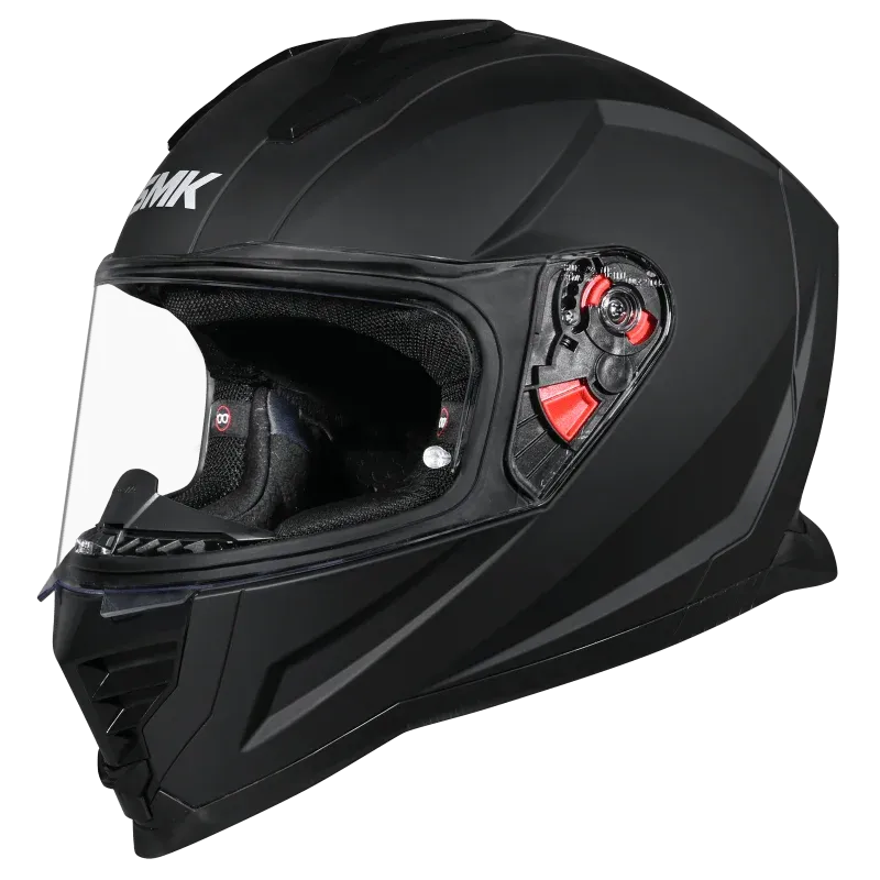 CASCO INTEGRAL SMK NOVA NEGRO MATE VISOR NEGRO