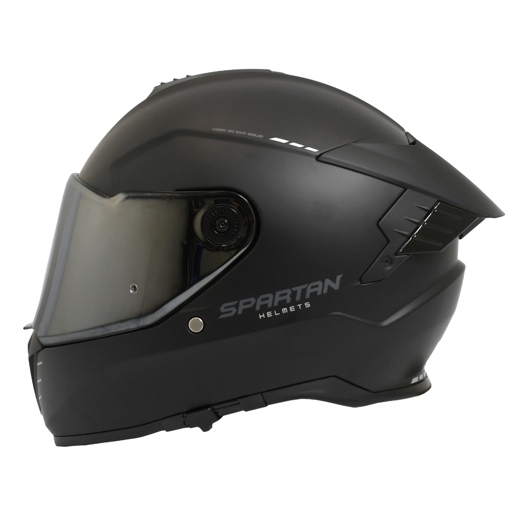 CASCO INTEGRAL SPARTAN DOBLE VISOR HAWK EVO NEGRO MATE