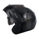 CASCO ABATIBLE ICH 3110 DOBLE VISOR REPLACED NEGRO GRIS OSCURO GRIS BRILLO VISOR NEGRO