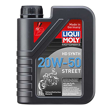 ACEITE LIQUI MOLY 4T 20W50 HD SINTETICO