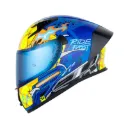 CASCO INTEGRAL SHAFT 526SP EVO DUXTER AMARILLO AZUL MATE