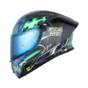 CASCO INTEGRAL SHAFT 526SP EVO DUXTER AZUL OSCURO GRIS OSCURO BRILLO