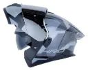 CASCO ABATIBLE HRO 3480 DOBLE VISOR PRIVILEX GRIS OSCURO GRIS BRILLO
