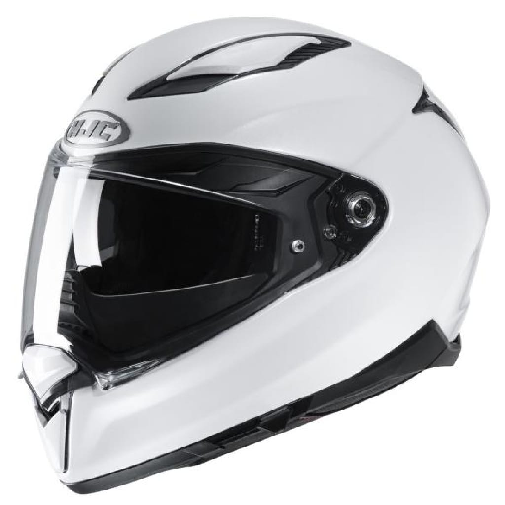 CASCO INTEGRAL HJC F70 SOLID PEARL BLANCO BRILLO-INCLUYE PINLOCK