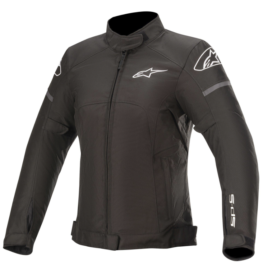 CHAQUETA CON PROTECCION ALPINESTARS STELLA TSPS WATERPROOF NEGRO DAMA