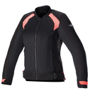 CHAQUETA CON PROTECCION ALPINESTARS ELOISE V2 NEGRO ROSADO DAMA