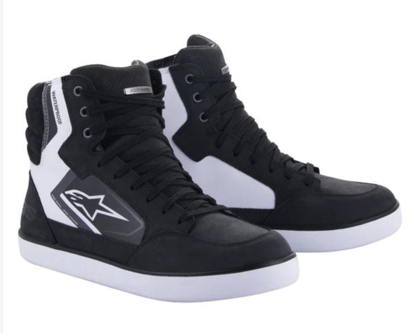 BOTA ALPINESTARS J-6 IMPERMEABLE NEGRO BLANCO GRIS (S)