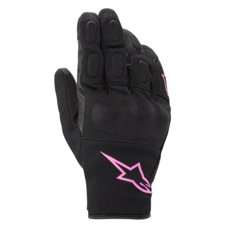 GUANTE CON PROTECCION ALPINESTARS SMAX DRYSTAR NEGRO ROSA
