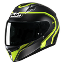 CASCO INTEGRAL HJC C10 ELIE MC3H-SF NEGRO AMARILLO FLUOR MATE-INCLUYE PINLOCK