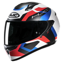 CASCO INTEGRAL HJC C10 TINS MC21-SF AZUL ROJO BLANCO MATE-INCLUYE PINLOCK