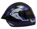 CASCO INTEGRAL ICH 501SP BAUMANE NEGRO MORADO MATE VISOR NEGRO