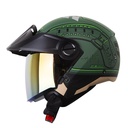 CASCO ABIERTO SHAFT 212 BALLISTIC VERDE OSCURO NEGRO MATE 