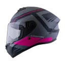 CASCO INTEGRAL SPARTAN DRAKEN AIRCRAFT B8 GRIS ROSADO MATE