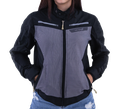 CHAQUETA CON PROTECCION VETROX STREET VERANO NEGRO GRIS DAMA