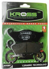 PASTA DE FRENO KROSS TRASERA HERO HUNK 150-THRILLER 150PRO-SPORT/HONDA CBR 125R-150R/YAMAHA YZF R-15-TRICITY 125-150