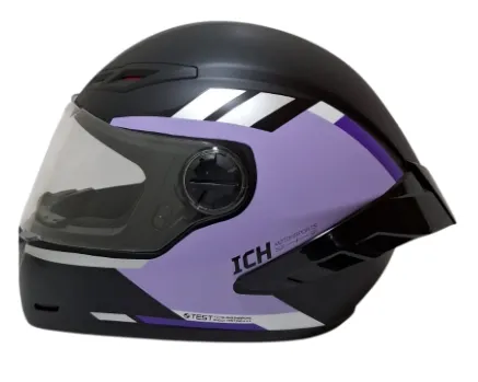[214905] CASCO INTEGRAL ICH 501SP HCI NEGRO MORADO CLARO MATE VISOR TRANSPARENTE (S)