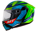 CASCO INTEGRAL MT FF110B REVENGE 2 S MOREIRA A7 AZUL VERDE MATE ECE R22.06